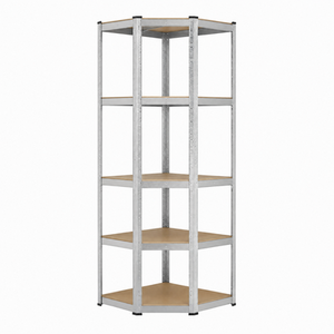 Corner Shelf 4-Tier, Garage Shelving, Heavy Duty Metal Shelving Units