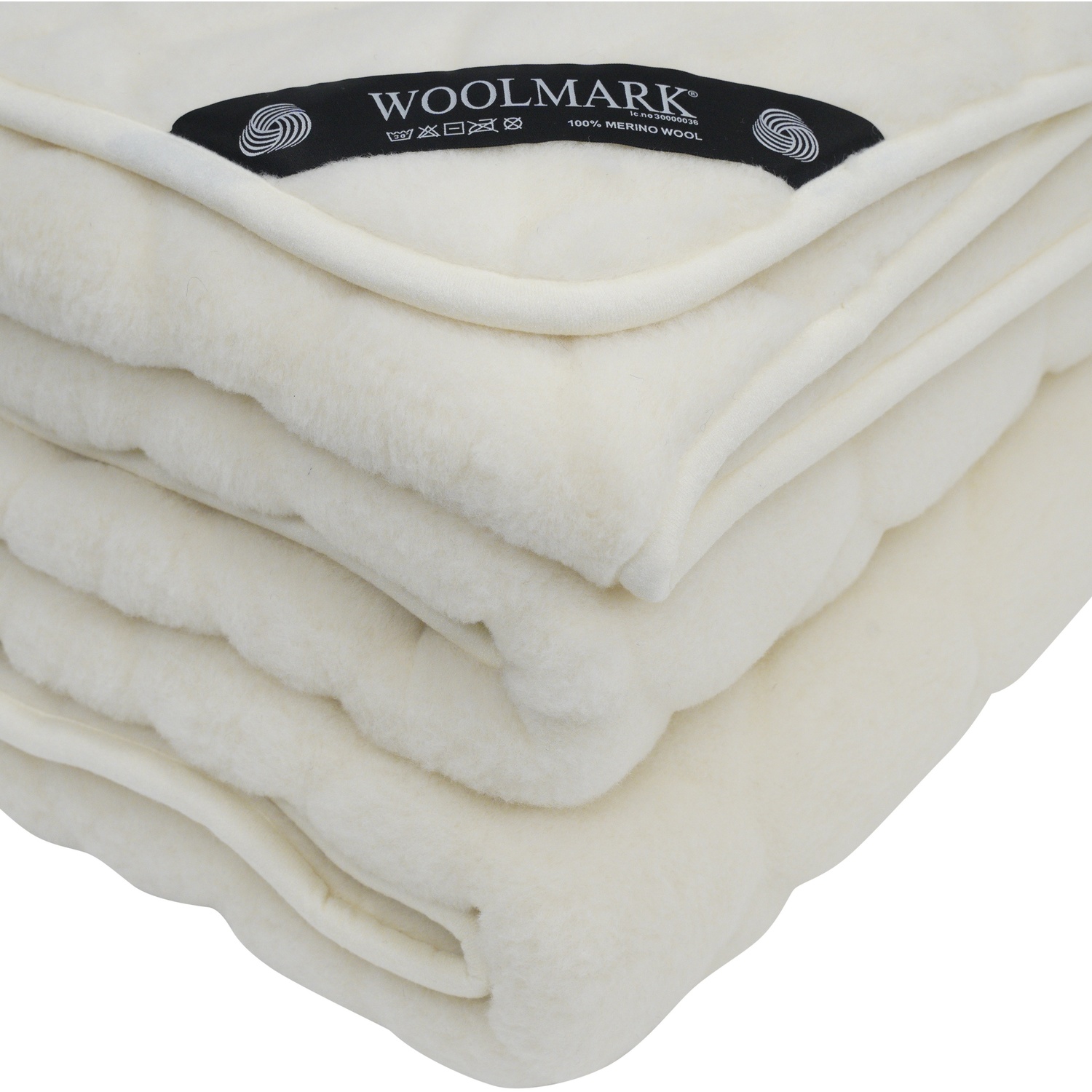 Cashmere Wool Quilt - White King