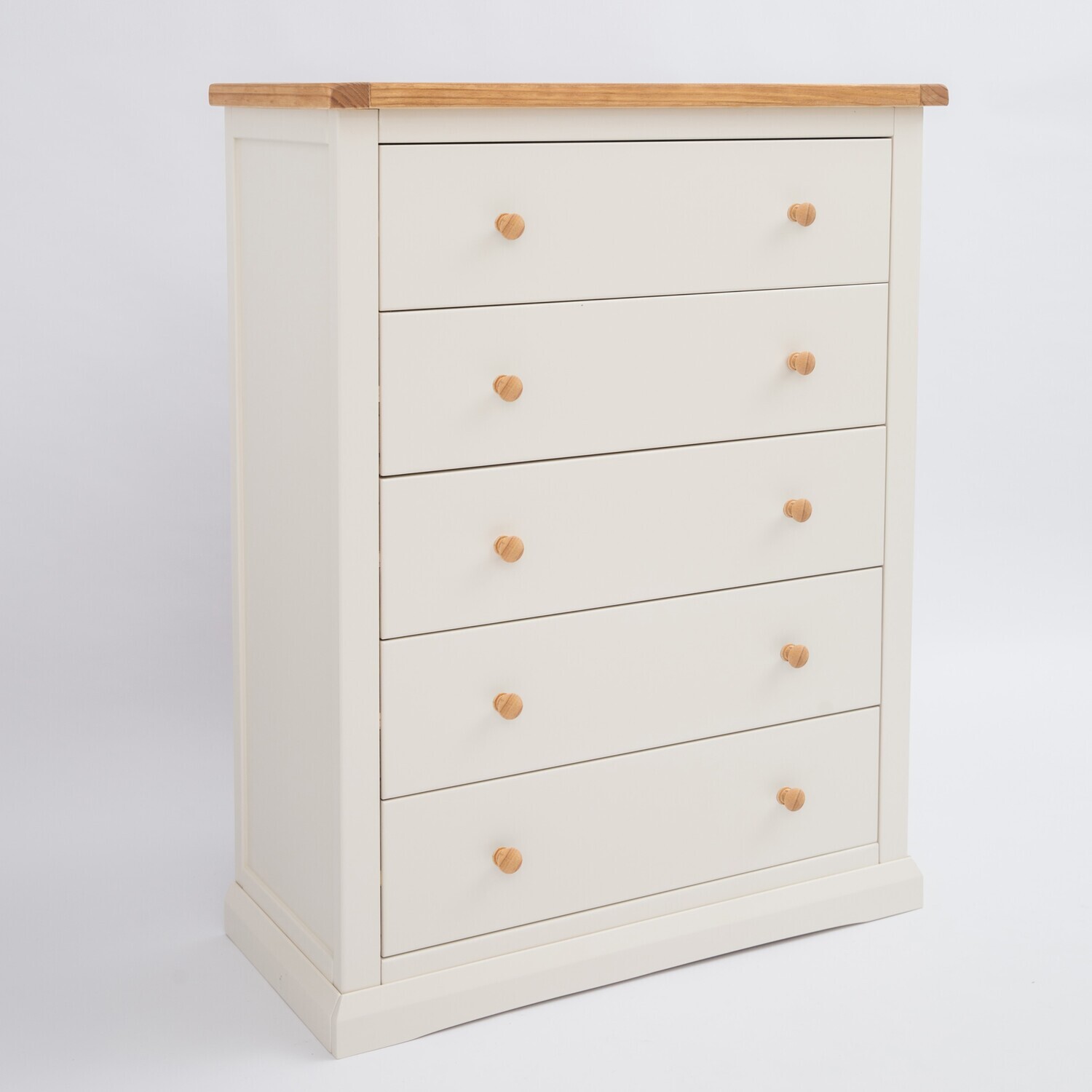 Castelli 5 Drawer Chest - White / 29kg