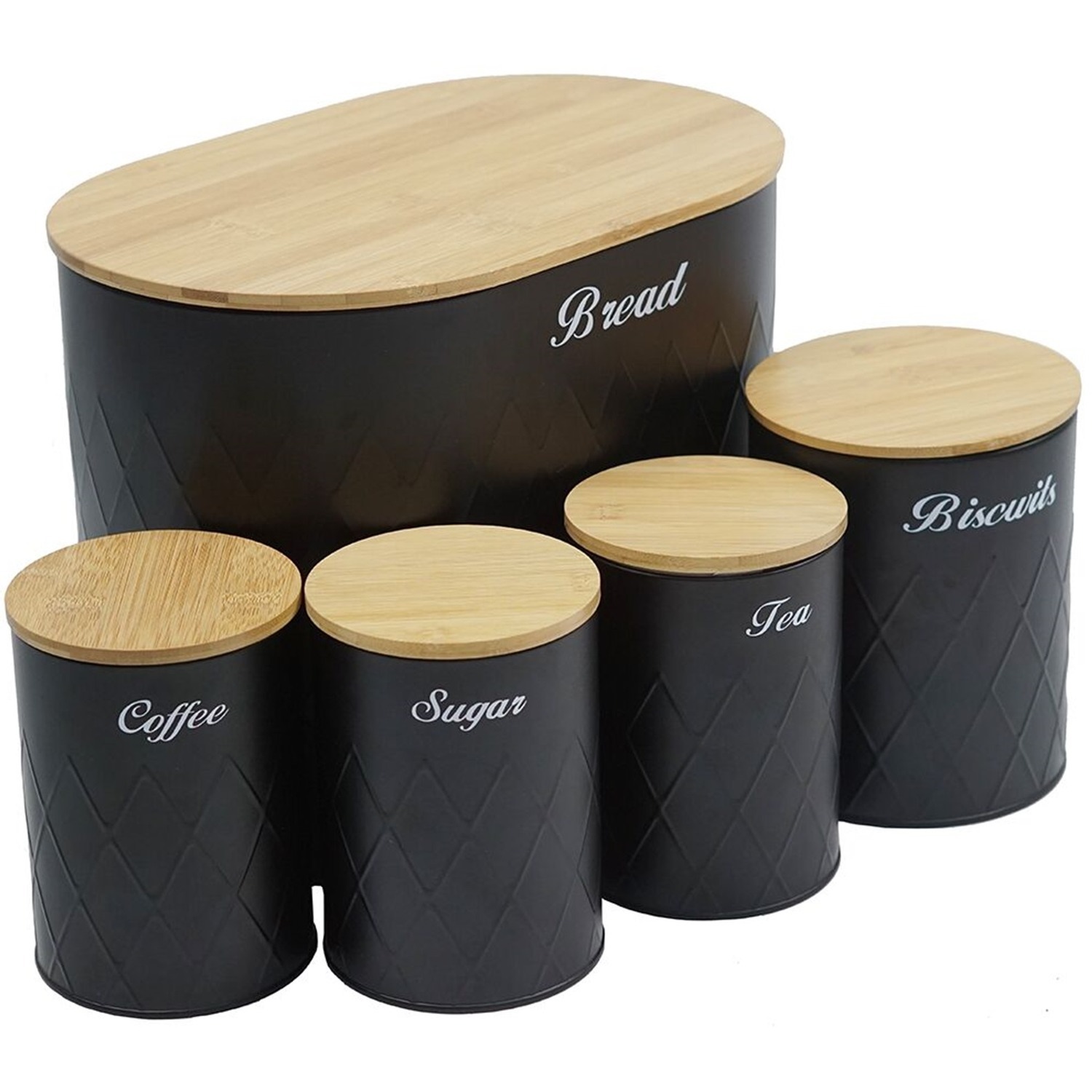 Image of 5 Pcs Tea Coffee Sugar Jars&hellip;