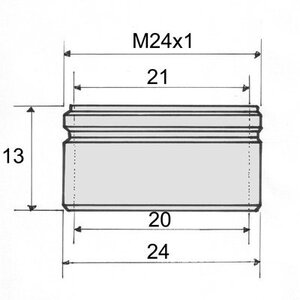 Remer 24mm Male Tap Aerator Metal Insert Faucet Kitchen Basin Water Saving