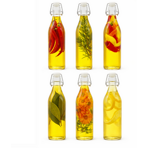 Clip Top Preserve Bottles 500ml - Set of 6