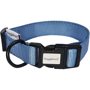 HugglePets Blue Small 20 - 30cm Snappy Weatherproof Dog Collar
