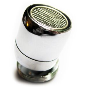 24mm Male Adjustable Swivel Jet Tap Nozzle Spout Aerator Strong Chromed Brass