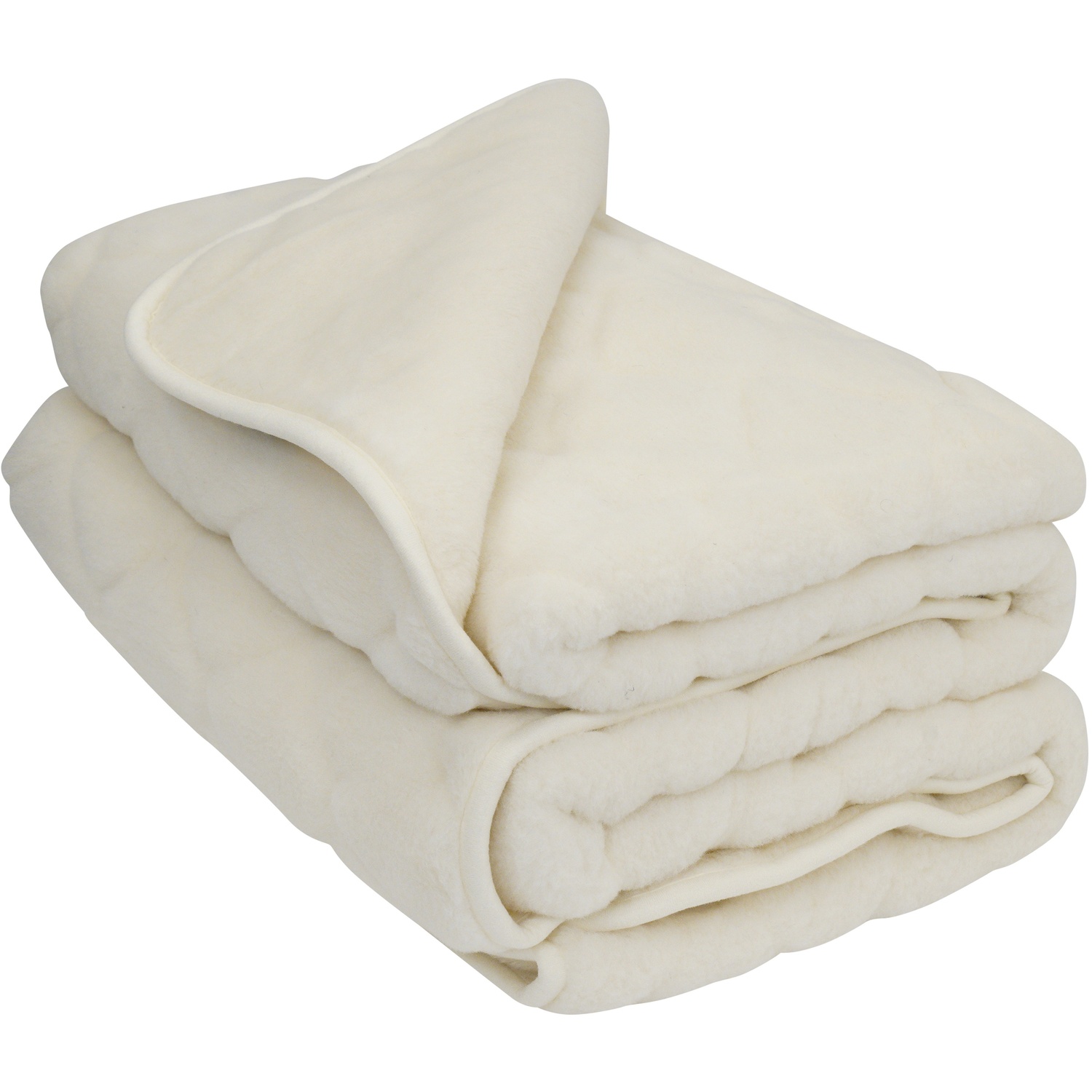 Cashmere Wool Quilt - White King