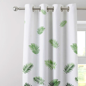 Charlotte Thomas Fern Pencil Eyelet Curtains Tie Backs 168 x 183cm