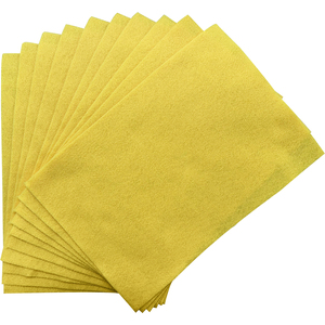 Pack of 10 A4 Yellow Coloured Felt 180gsm Sheets