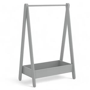 Kids Wooden Hanging Clothes Rail - 99x64.5x42cm - Multicolored