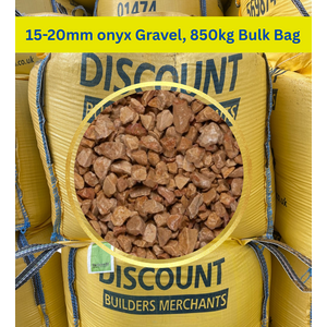 1520mm Onyx marble chippings 850kg bulk bag, free delivery UK Mainland.