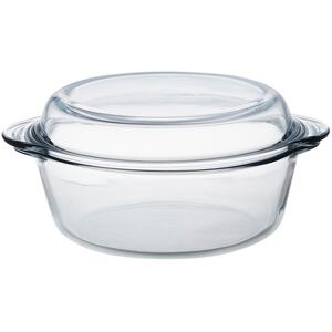 Glass Casserole with Lid - Clear