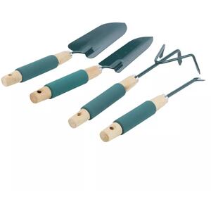 4-Pcs Garden Tool Set - Green - Set of 4