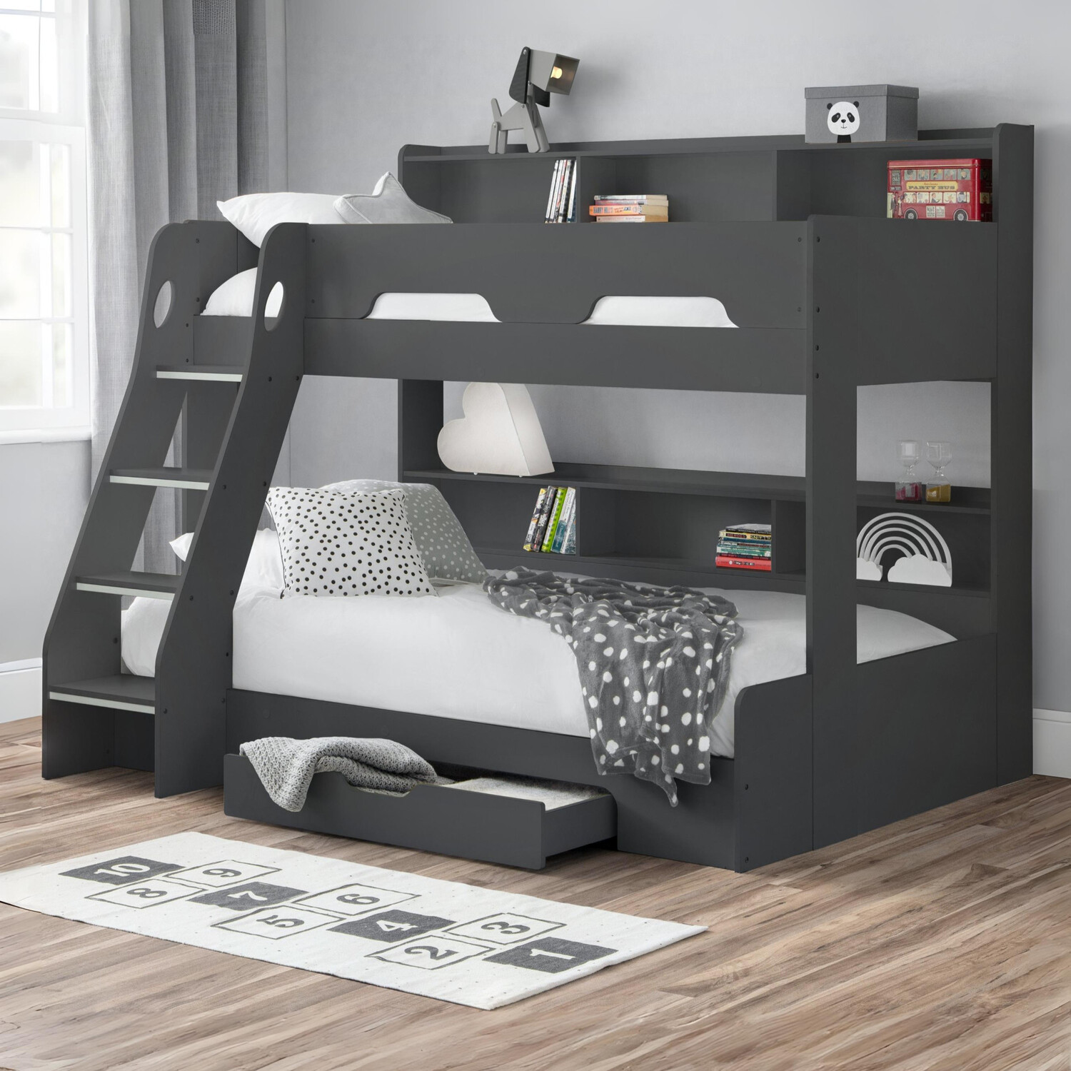 Julian Bowen Orion Triple Sleeper Bunk - Black