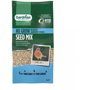 Gardman No Grow Wild Bird Seed Mix - 2kg