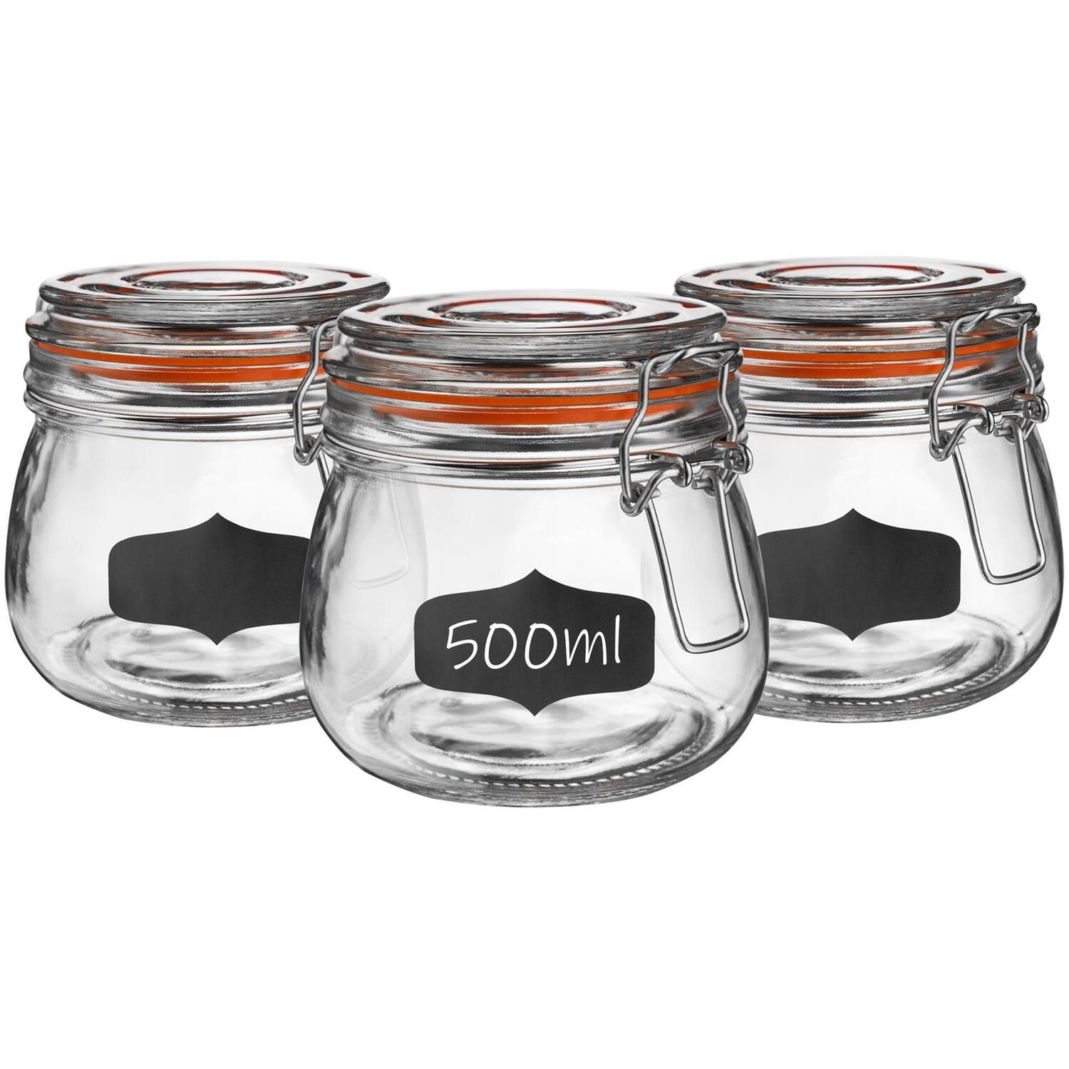 Image of Argon Tableware Glass Storage Jars with&hellip;