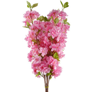 Pack of 6 x Pink Artificial Blossom Stem