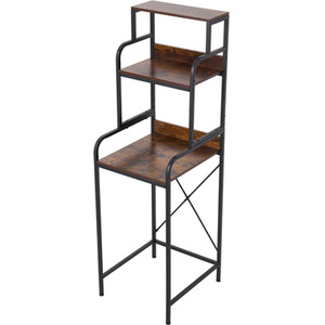 Livingandhome Multi-Functional Mini Fridge Stand with Storage