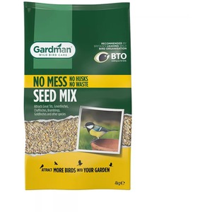 Gardman No Mess Wild Bird Seed Mix - 4kg