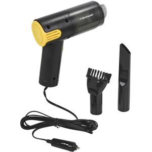 Dunlop Handheld Car Vacuum with Brush Nozzle - Black