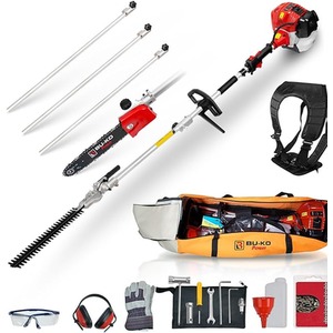 BU-KO 52cc Long Reach Hedge and Pruner Saw 3pole Toolbag