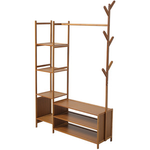 Lifeideas Freestanding Clothes Rail with Shelves
