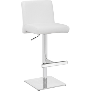 Snella Deluxe Breakfast Bar Stool, Chrome Footrest, Adjustable Swivel Gas Lift