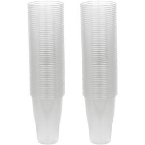 Clear Plastic Pint Cups (568ml) - Set of 100