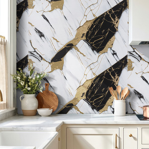 1.2m x 3m Self-Adhesive Marble Pattern Wall Tile Sticker