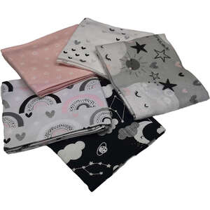Don't Forget to Dream Brushed Cotton Fat Quarter Bundle (5 pack)