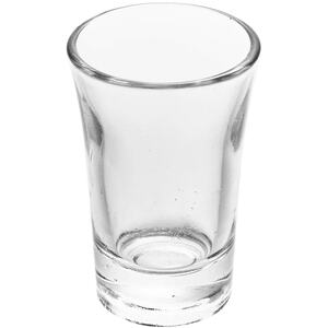 40ml Bar Tumbler Fluted Shot Glasses - Clear - Set of 12