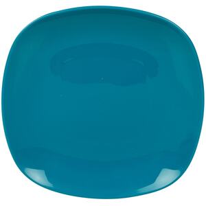 6x Plastic Side Plates - Teal - 21.5cm