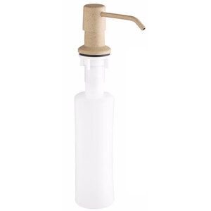 Beige Granite Liquid Soap Dispenser Replacement Refillable Bathroom 250ml