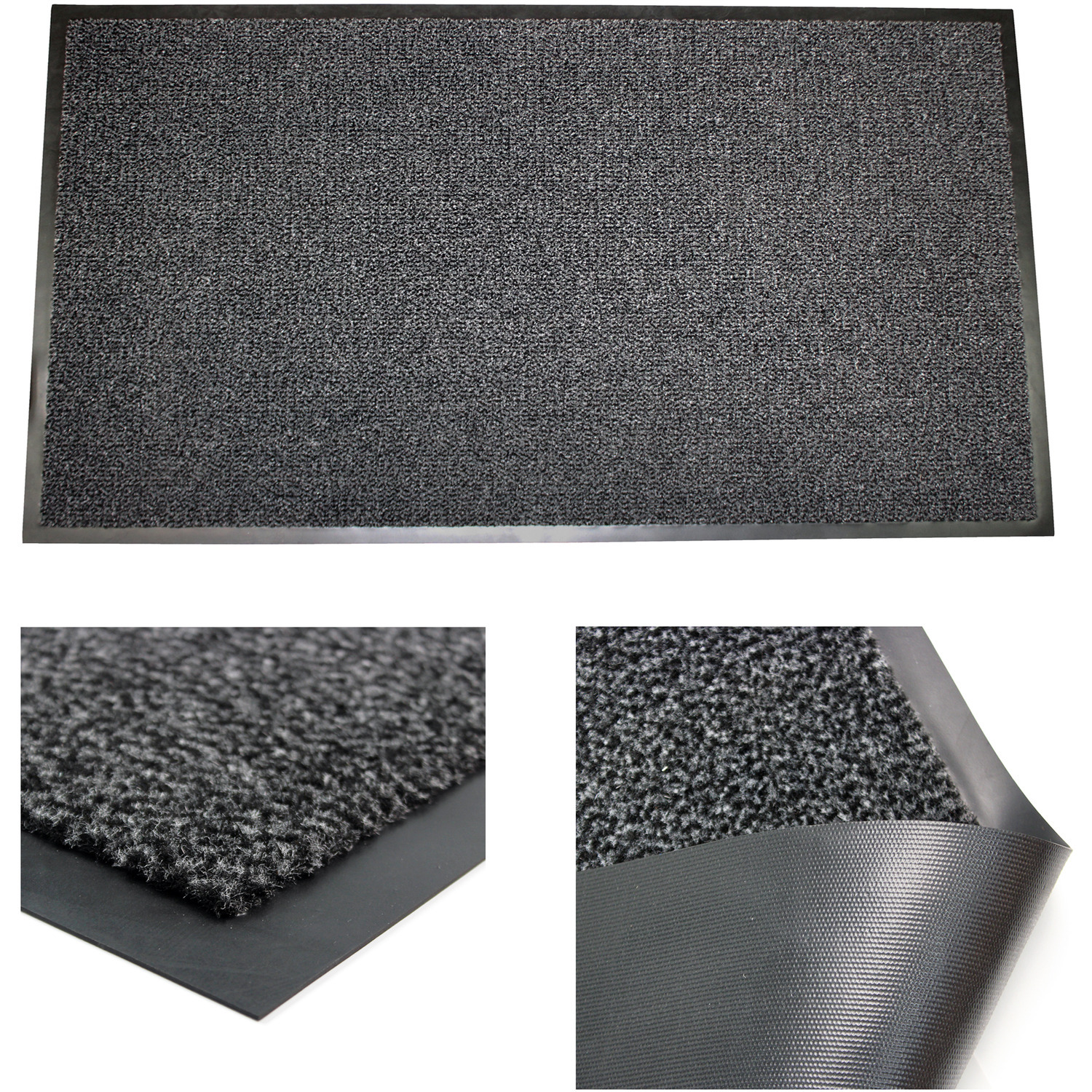 Floortex Doortex Ultimat Grey Indoor Entrance Mat - Grey / 120X180cm