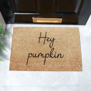 Hey Pumpkin Doormat