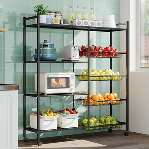 Mobile Metal Microwave Storage Rack