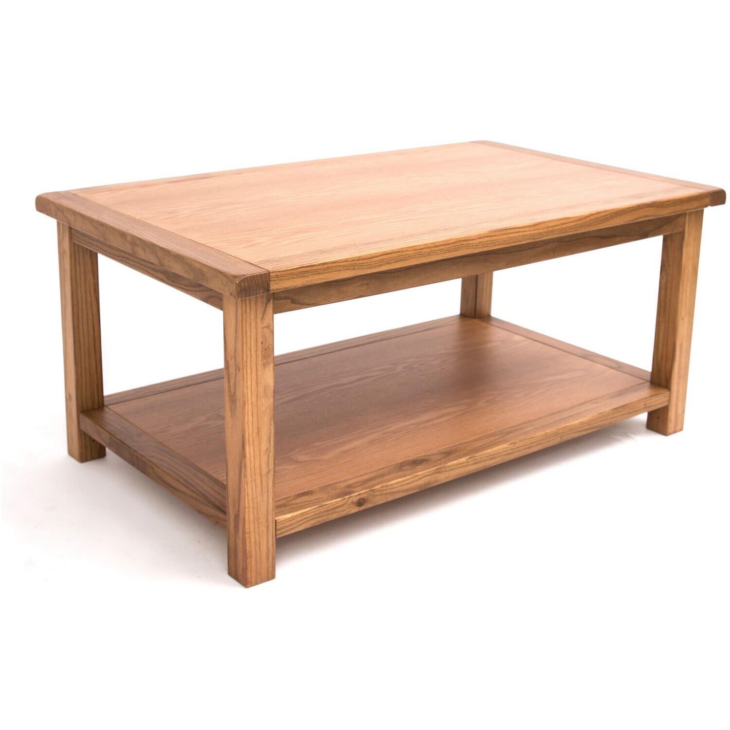 Trivento Coffee Table with Shelf  - Light wood