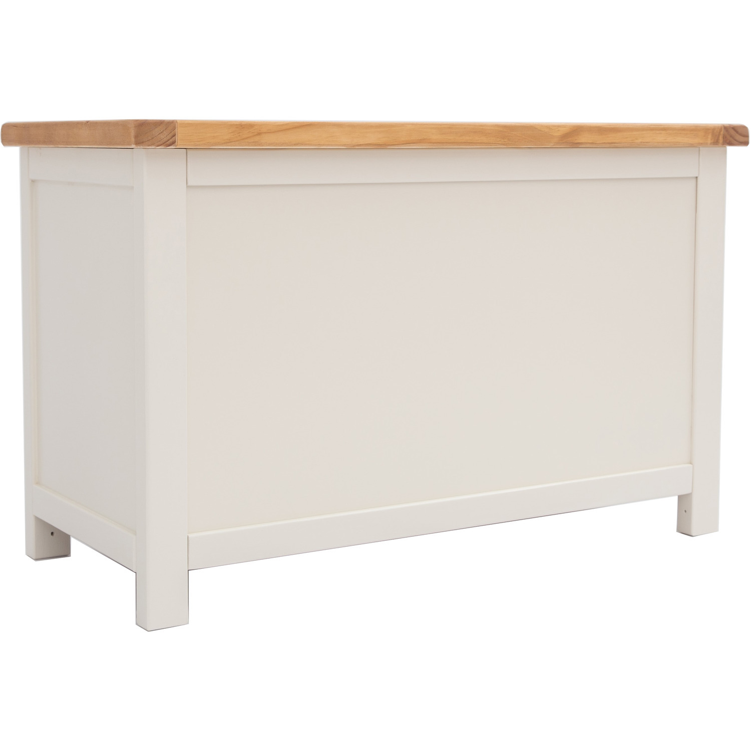 Maggiori Ottoman - Off White Finish - White