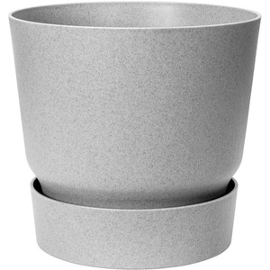 Recycled Plastic Planter Pot - Concrete  Grey