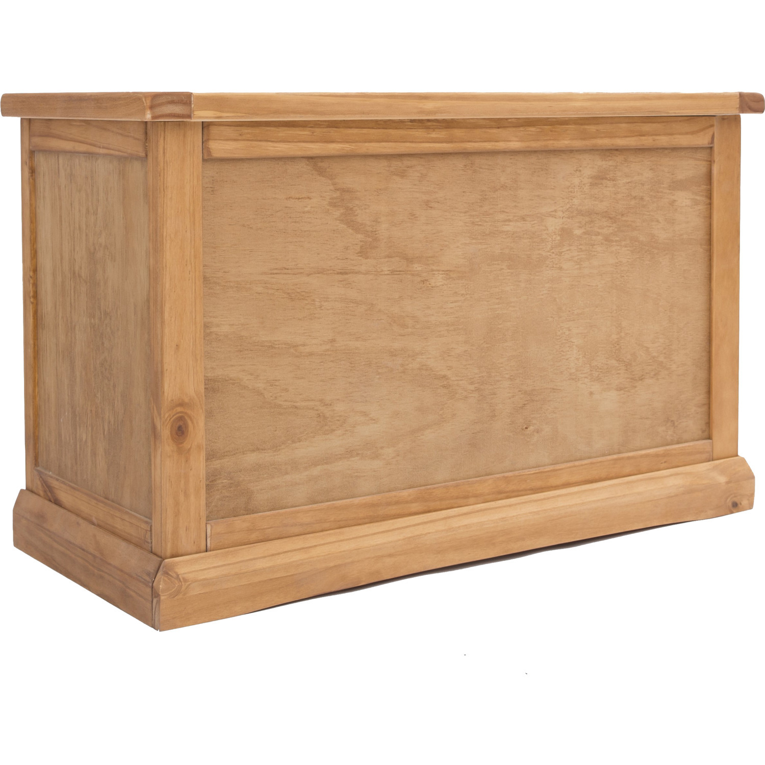 Lucca Ottoman - Antique Wax Finish - Brown
