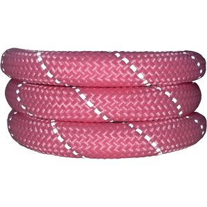 HugglePets Pink 107cm x 1cm Reflective Rope Dog Lead