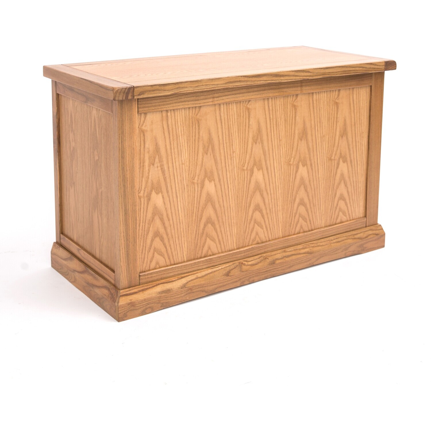 Salerno Blanket Box Ottoman - Light wood