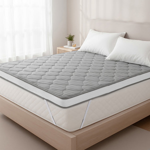 Premium Stripe Generously Filled Mattress Topper