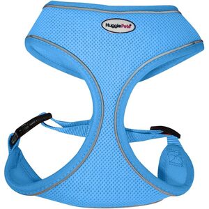 HugglePets Blue Extra Small 28 - 40cm Reflective Air Mesh Dog Harness