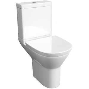 Open Back Square Toilet Set With a Soft Close Seat