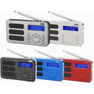 Portable Digital DAB FM Rechargeable Radio with Dual Alarm Clock