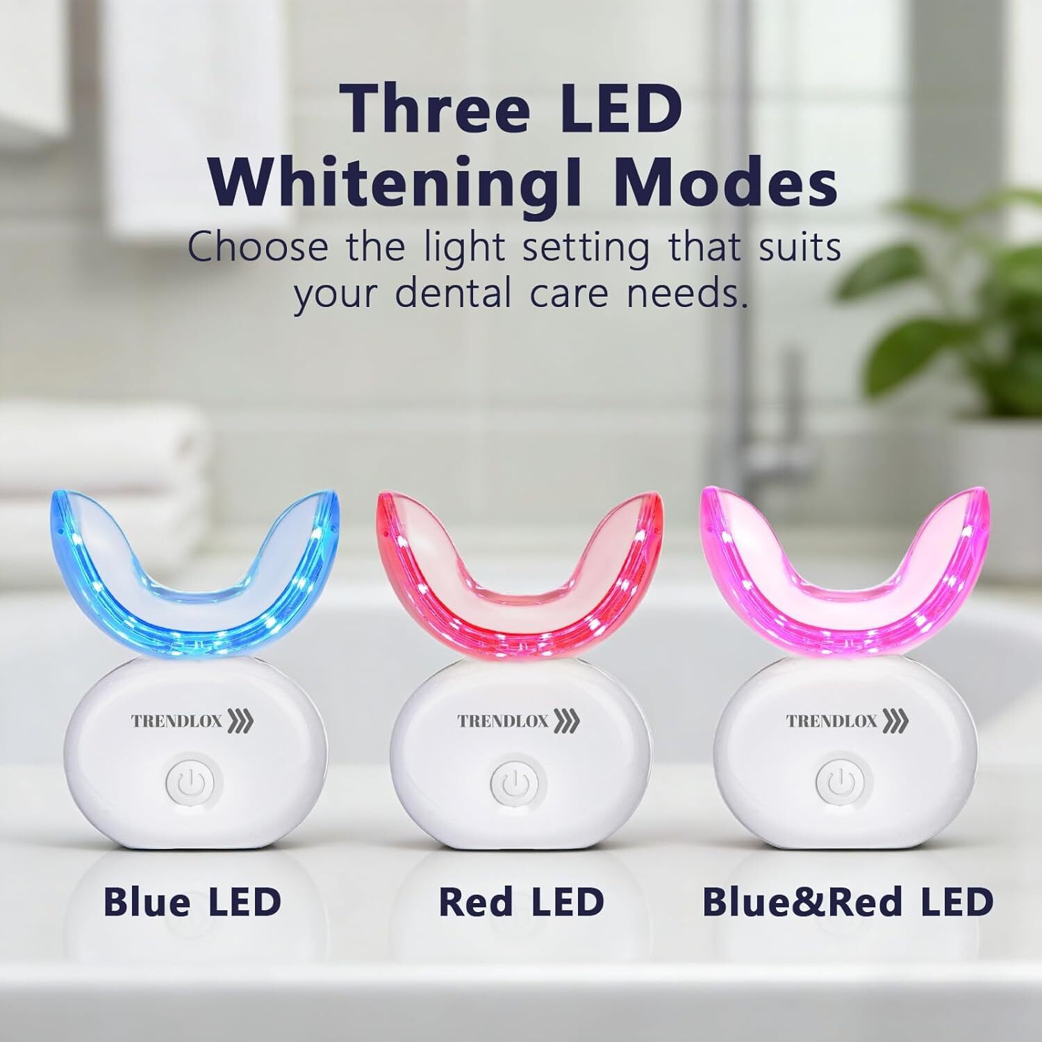 Trendlox Tr12 Led Teeth Whitening Kit - White
