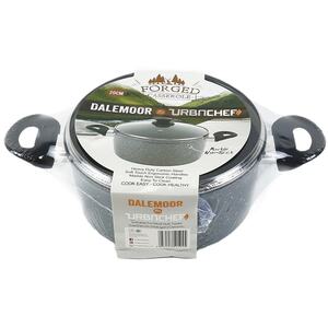 20cm Forged Carbon Steel Marble Grey Casserole Pot