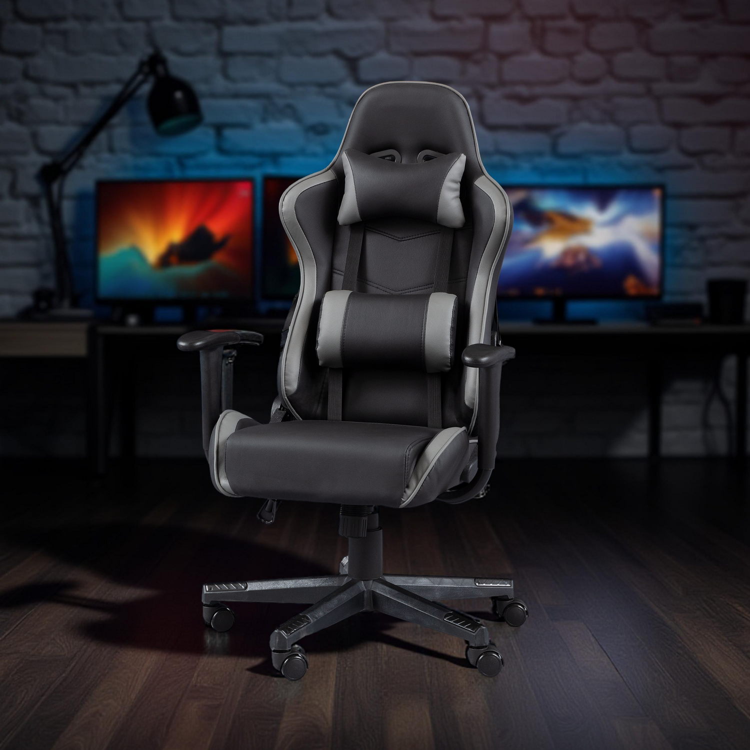 Julian Bowen Comet Gaming Chair - Black & Grey
