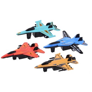 Kids 4PCS Multicoloured Die Cast Jet Fighter Plane Aircraft Toy