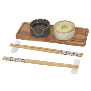 Bamboo Serving Tray & Chopsticks