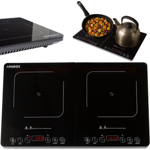 Portable double induction hob 3500W